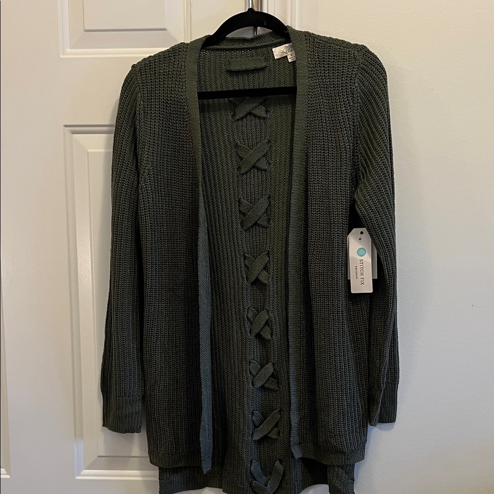 Pique Jamey’s crossed back cardigan Size M